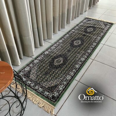 Passadeira Belga Essence com Franjas – 66 × 220 cm
